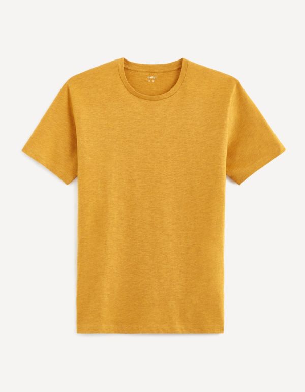 T-shirt col rond 100% coton