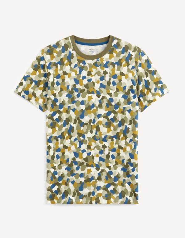 T-shirt col rond 100% coton