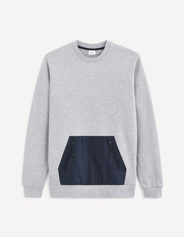 Sweat col rond 100% coton