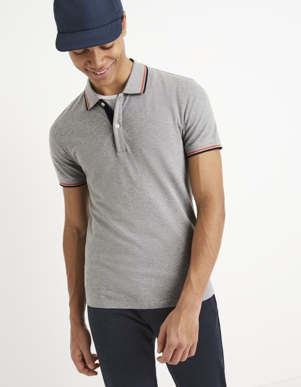 Polo piqué coton majoritaire