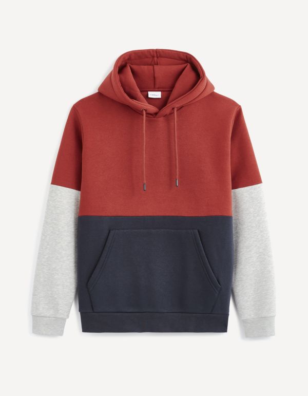 Sweat à capuche 100% coton