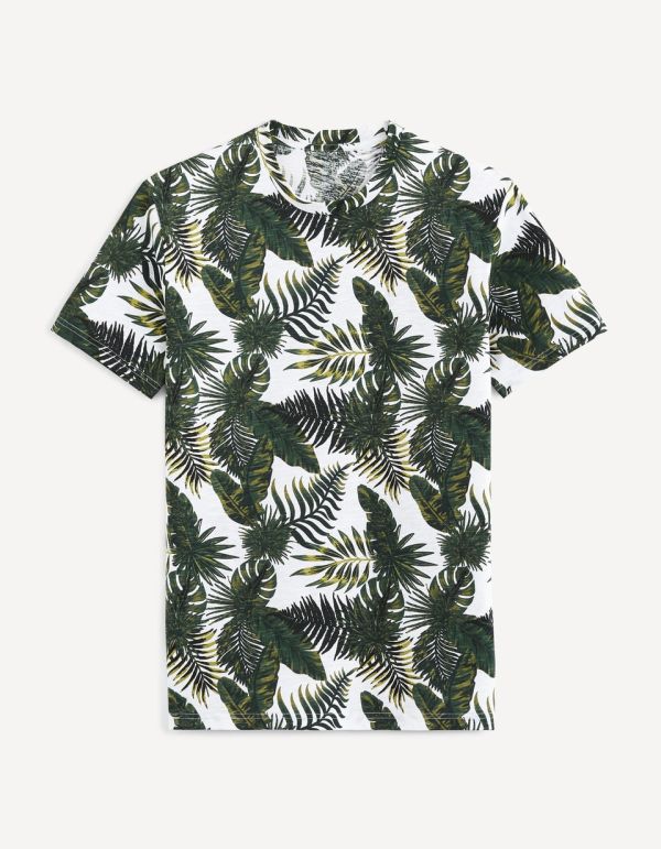 T-shirt col rond 100% coton