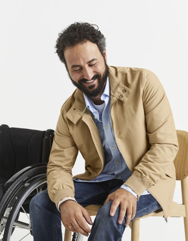 Blouson col montant déperlant