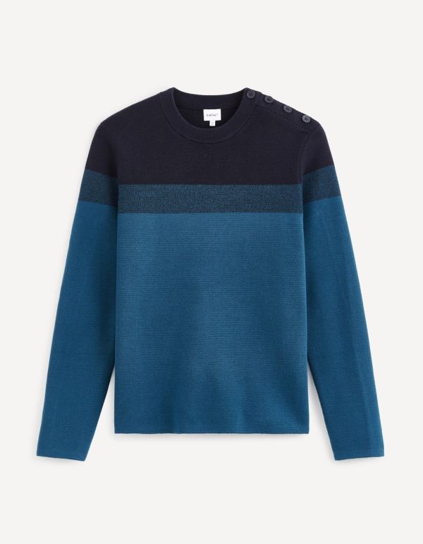 Pull marinière coton mélangé