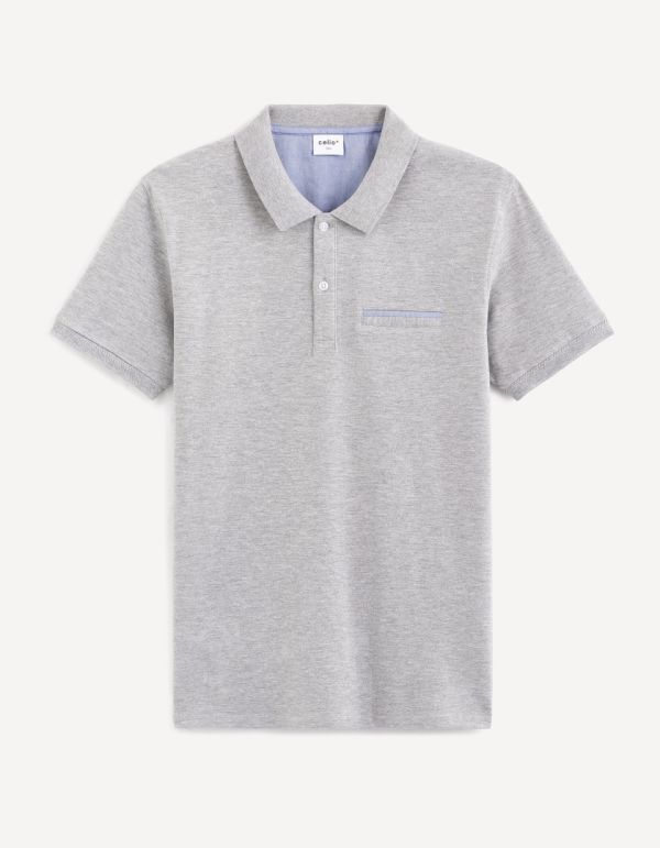 Polo coton mélangé