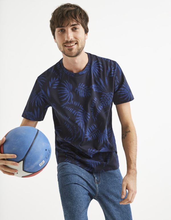 T-shirt col rond 100% coton