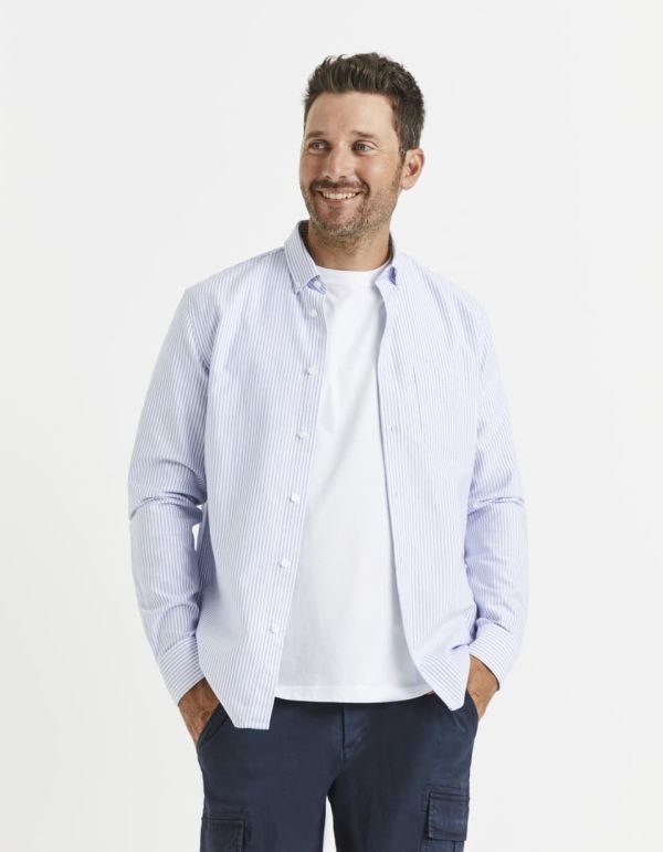 Chemise oxford modern fit 100% coton