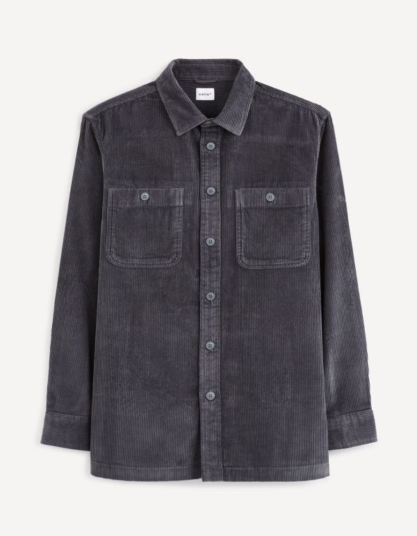 Surchemise en velours 100% coton