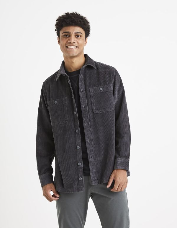 Surchemise en velours 100% coton