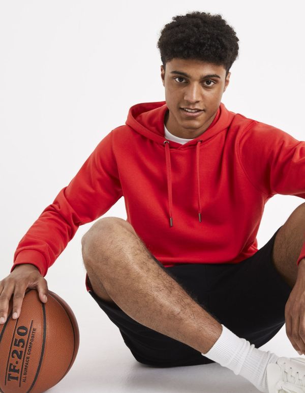 Sweat à capuche 100% coton 