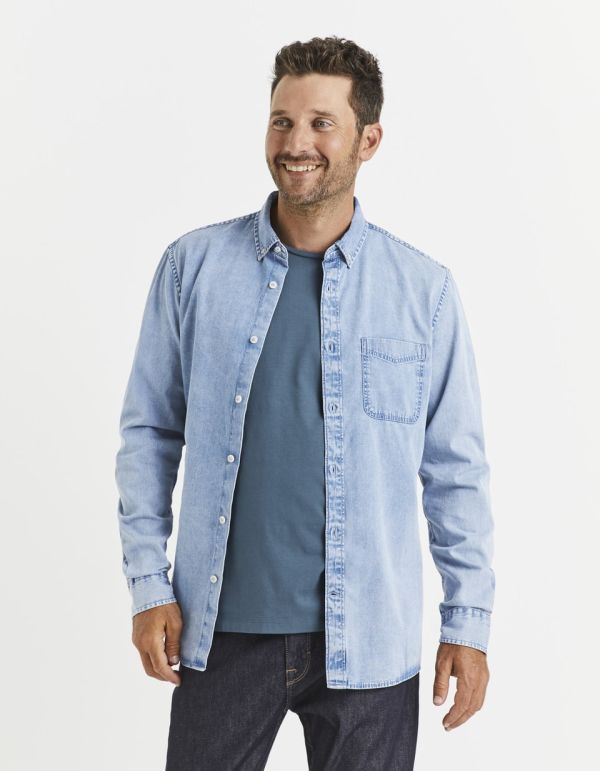 Chemise modern fit denim