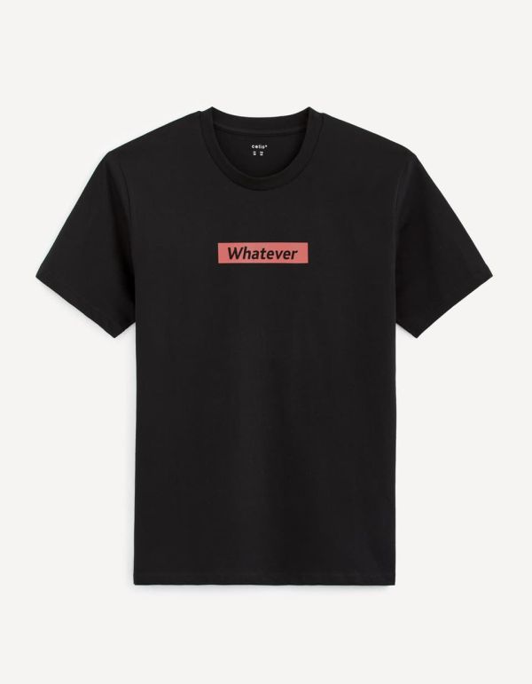 T-shirt col rond 100% coton