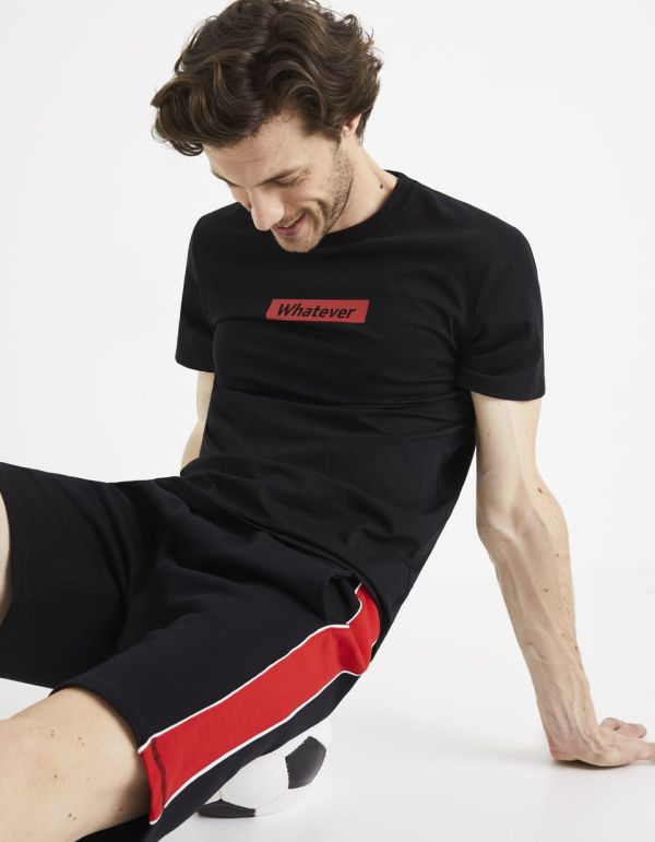 T-shirt col rond 100% coton