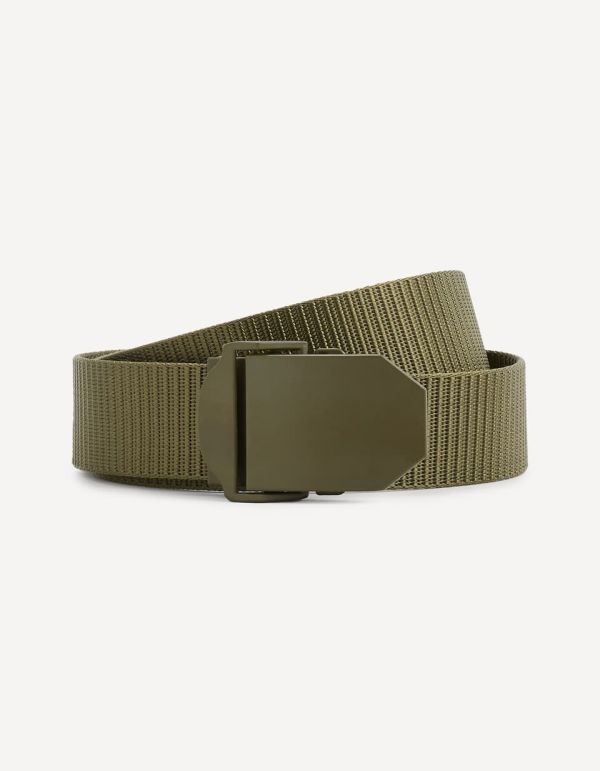 Ceinture sangle avec boucle en métal