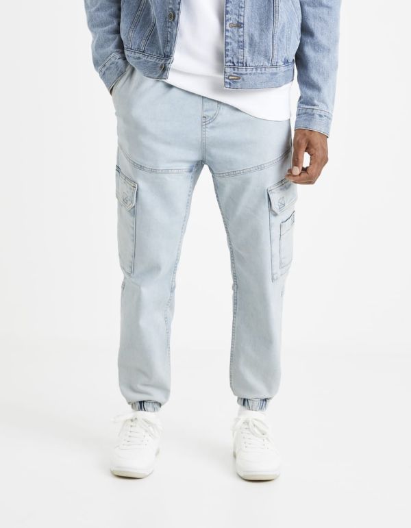 Jean jogging avec poches cargo