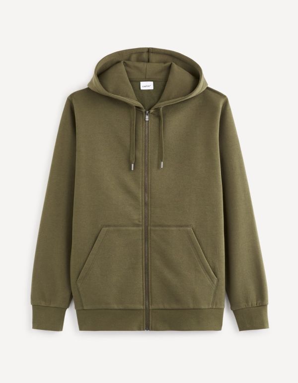 Sweat zippé à capuche