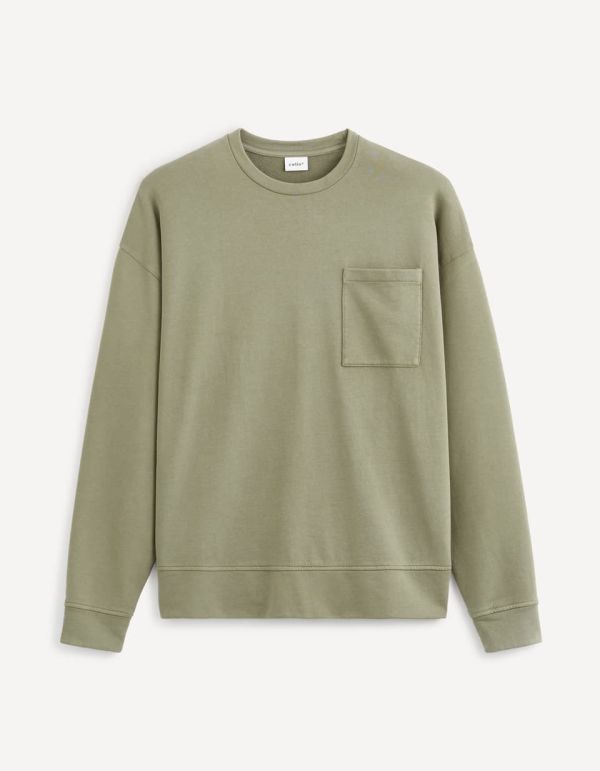 Sweat col rond 100% coton