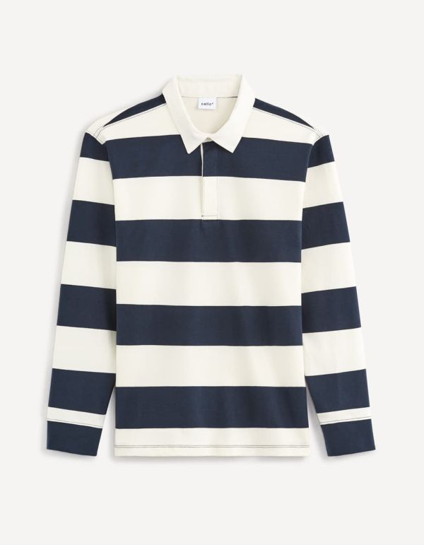 Polo manches longues 100% coton