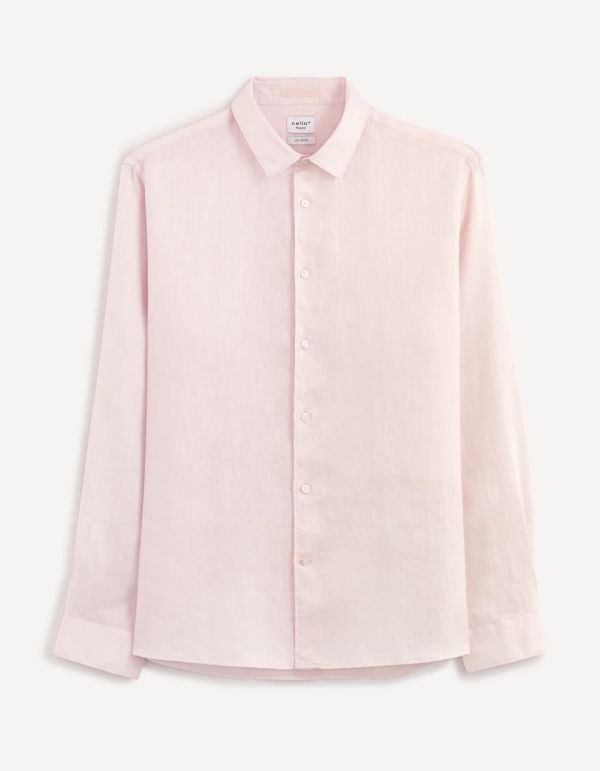 Chemise regular 100% lin