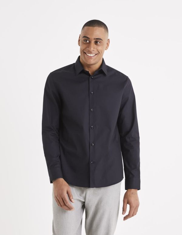 Chemise modern fit repassage facile 100% coton