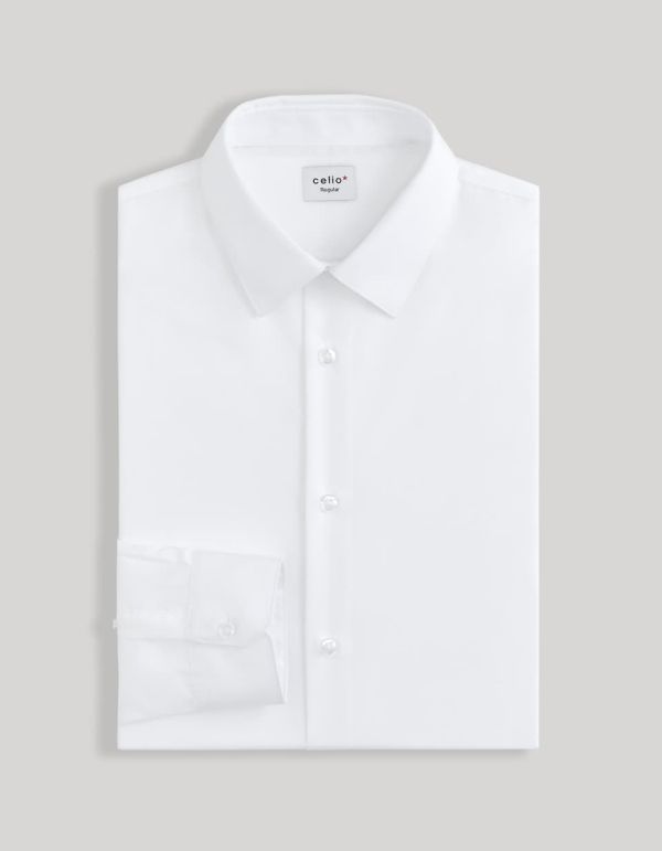 Chemise modern fit repassage facile 100% coton