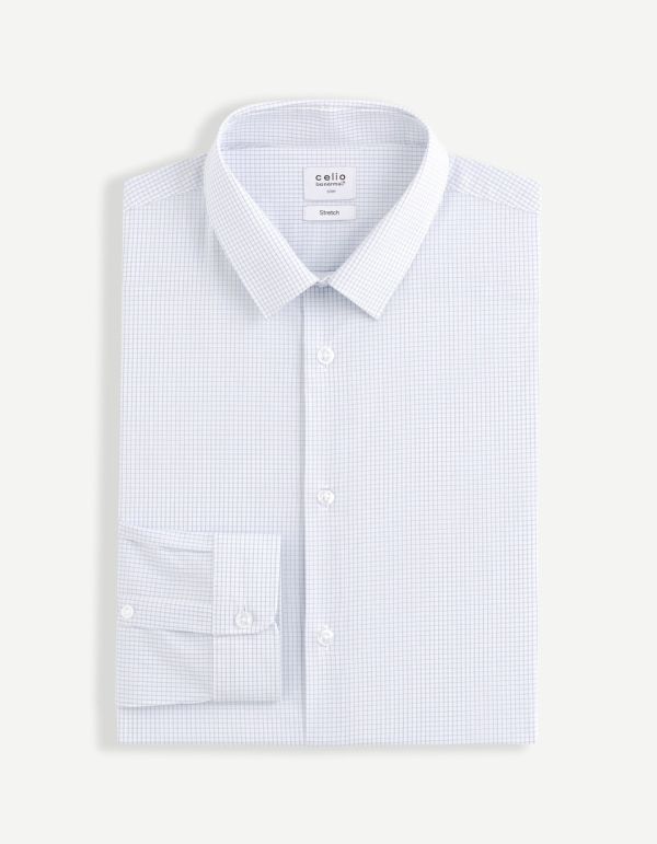 Chemise slim coton stretch