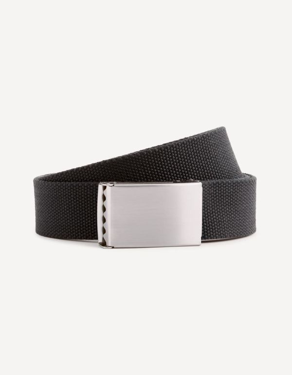 Ceinture sangle avec boucle en métal