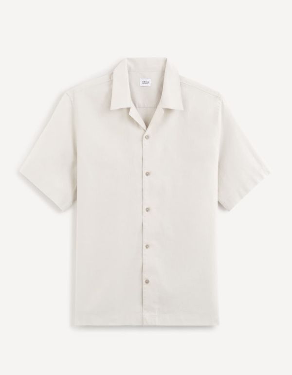 Chemise en lin et coton