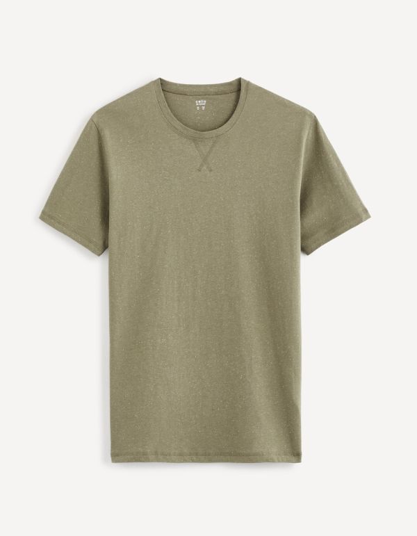 T-shirt col rond coton majoritaire