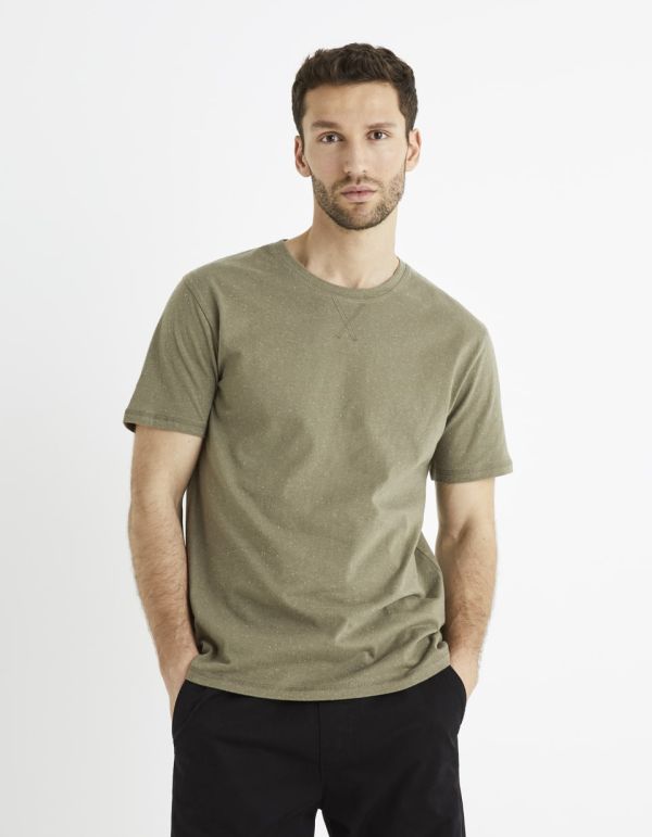 T-shirt col rond coton majoritaire