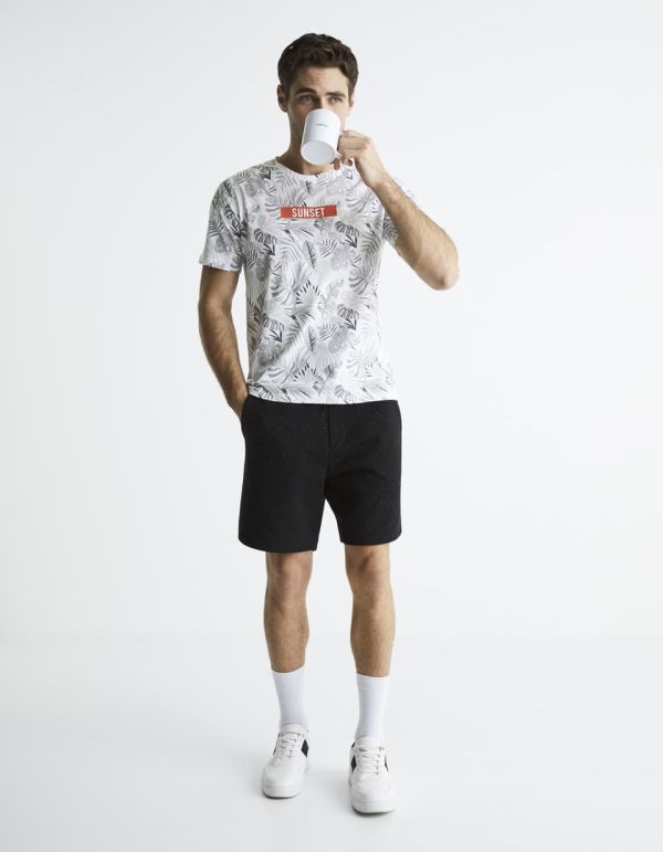 Bermuda ceinture élastiquée