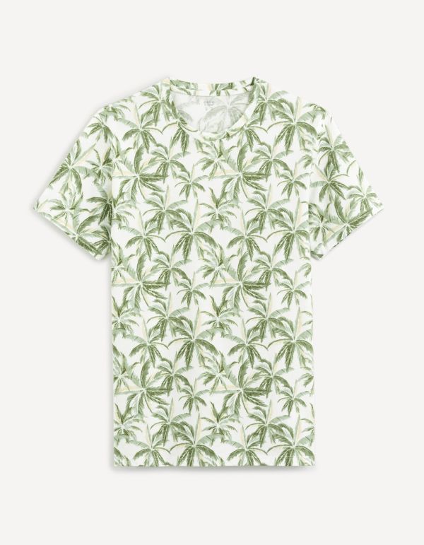 T-shirt col rond 100% coton