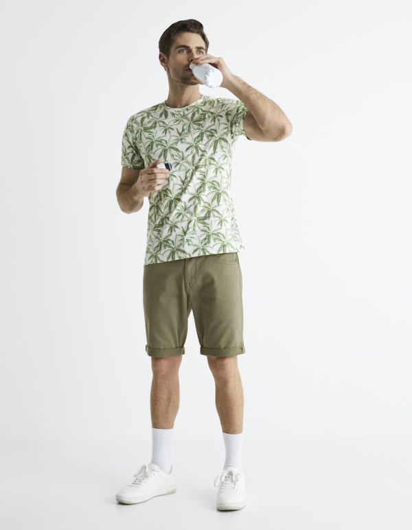 T-shirt col rond 100% coton