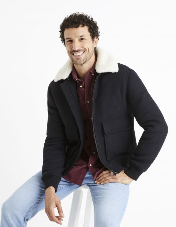Blouson aviateur marine Celio Tunisie