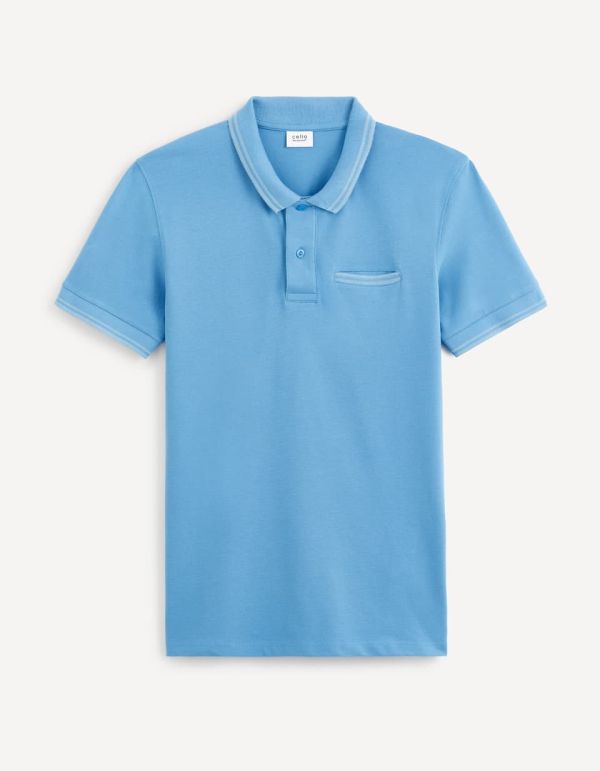 Polo piqué coton elasthanne