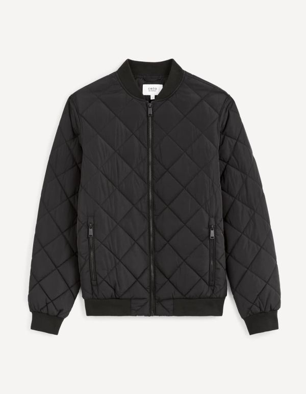Bomber matelassé - noir