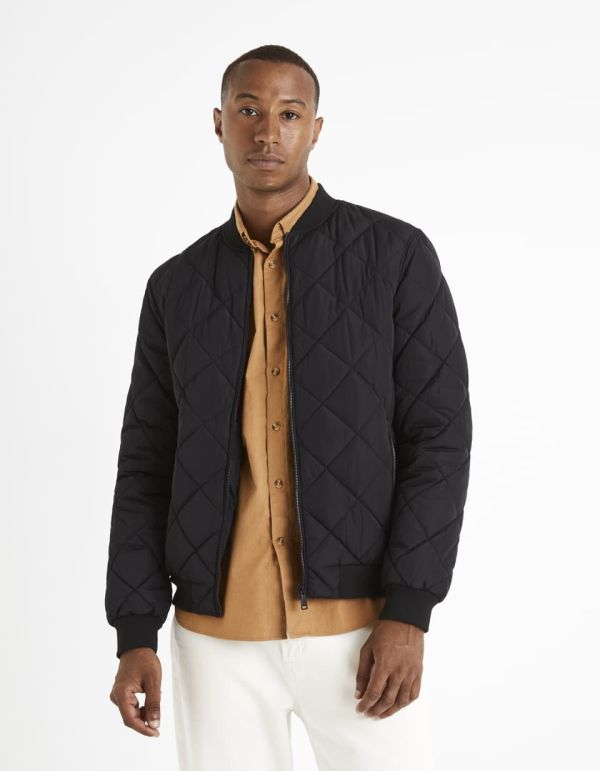 Bomber matelassé - noir