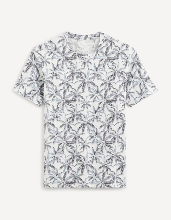 T-shirt col rond 100% coton