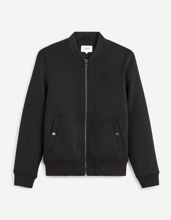 Blouson bomber - noir