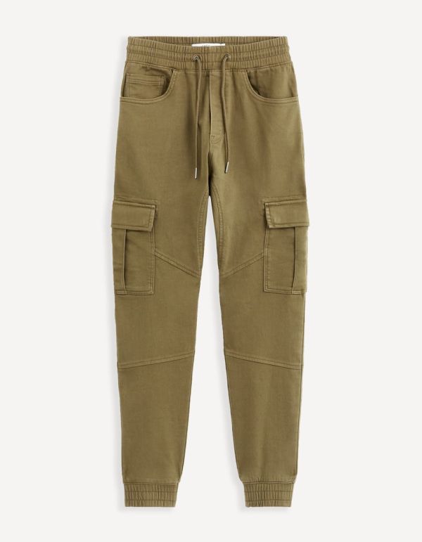 Pantalon cargo - kaki