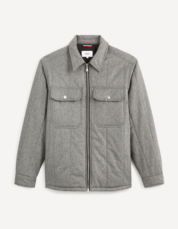 Surchemise paddée déperlante - gris
