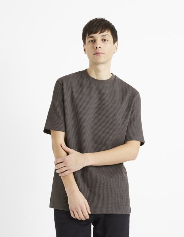 T-shirt col rond - anthracoal