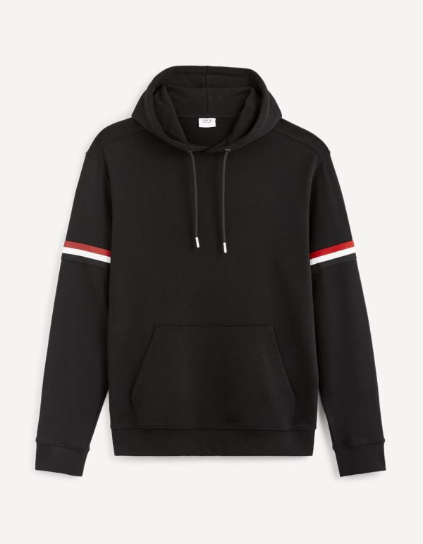 Sweat à capuche - noir