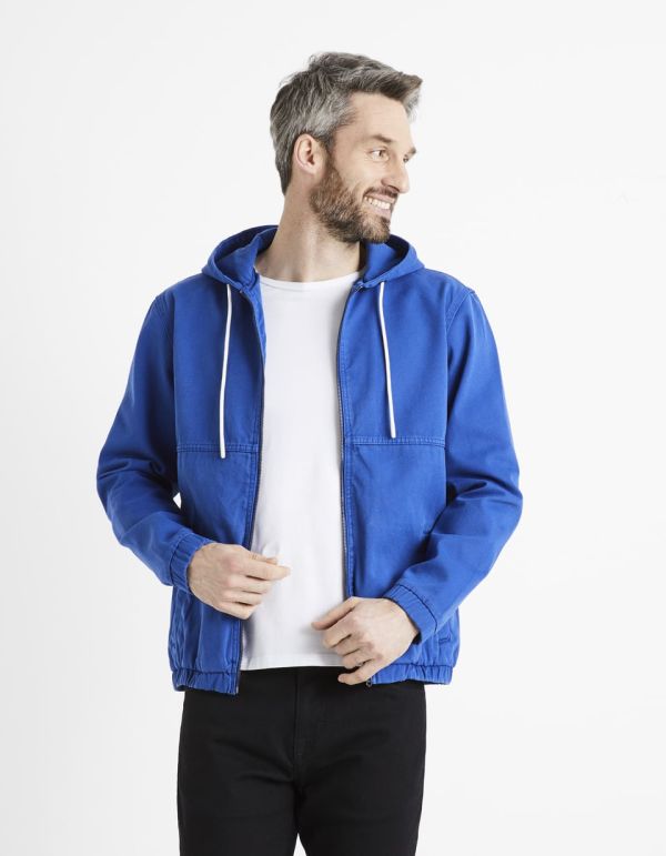 Bouson à capuche - bleu dur