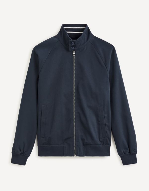 Blouson col montant - marine