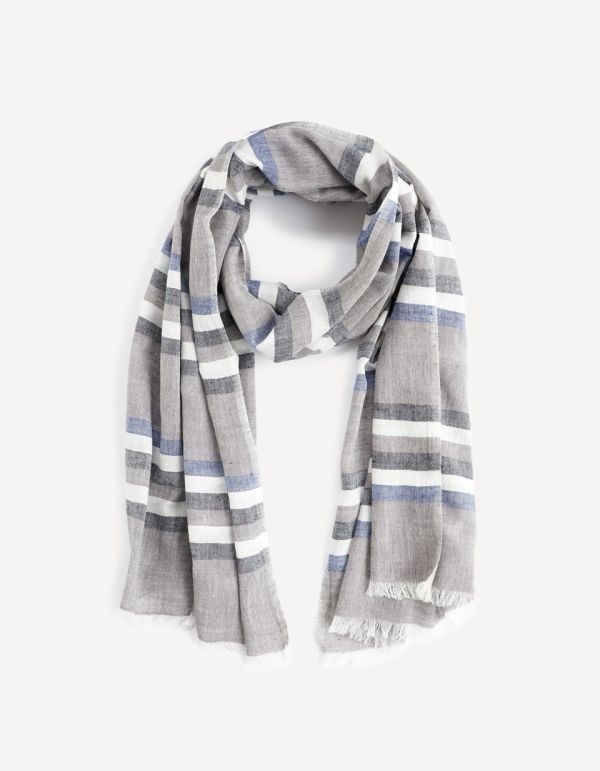 Echarpe légère - bleu indigo