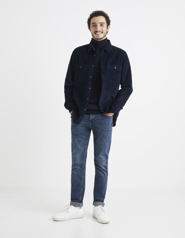 Pull col roulé ligne confort