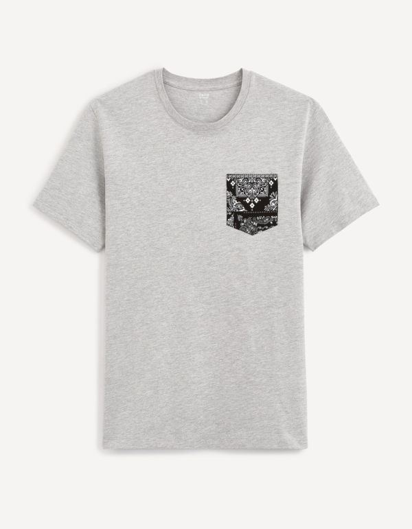 T-shirt col rond 100% coton