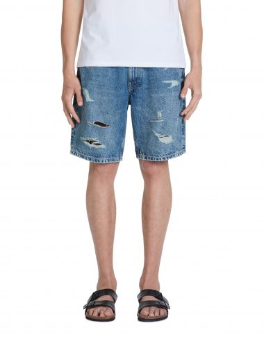 Bermuda en jean - bleu