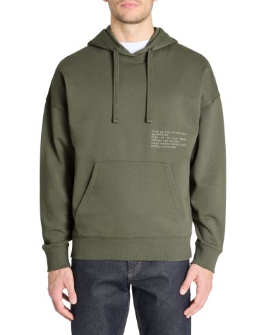 Sweat oversize col rond 100% coton - anthracite